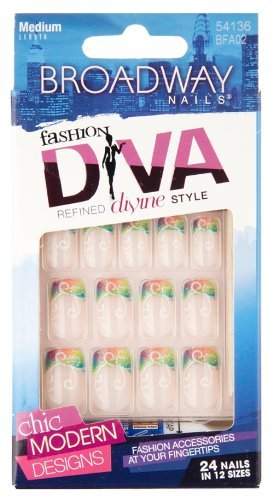 BROADWAY NAILS FASHION DIVA REDIFINED DIVINE STYLE 54136 MEDIUM - Anwar Store
