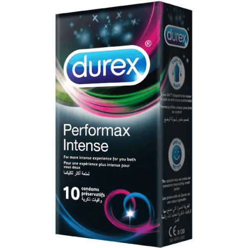 Durex Performax Intense Condom - Pack of 10 offer - Anwar Store