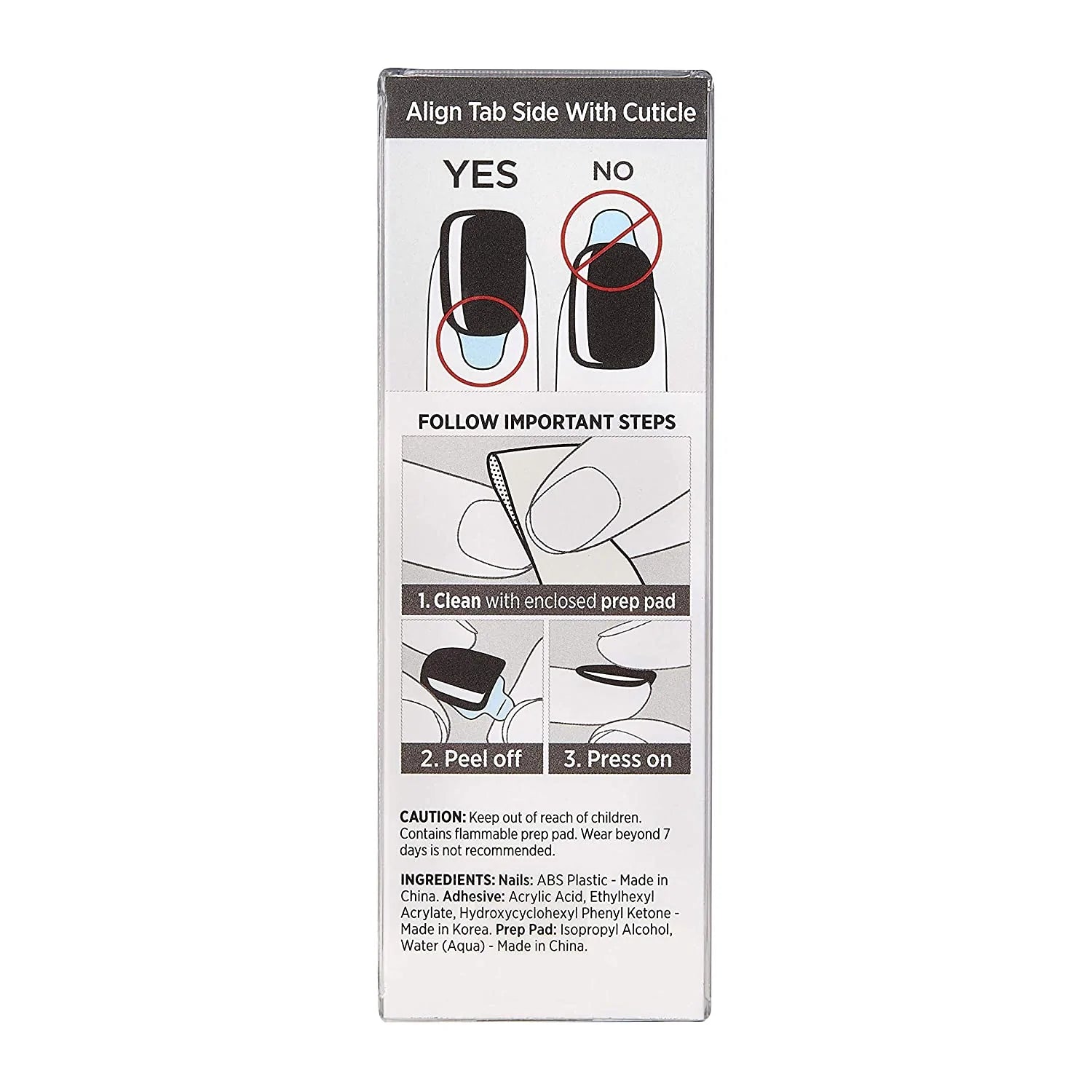 imPRESS Color Press-on Manicur All Black KIMC020C NAILS Anwar Store