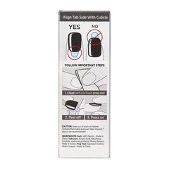 imPRESS Color Press-on Manicur All Black KIMC020C NAILS Anwar Store