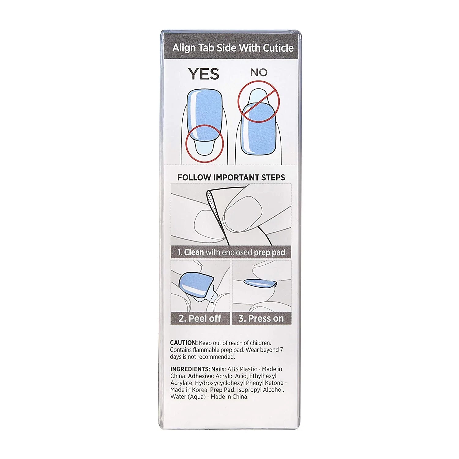 imPRESS Color Press-on Manicur Baby Why So Blue KIMC015C NAILS Anwar Store