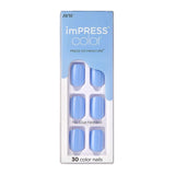 imPRESS Color Press-on Manicur Baby Why So Blue KIMC015C NAILS