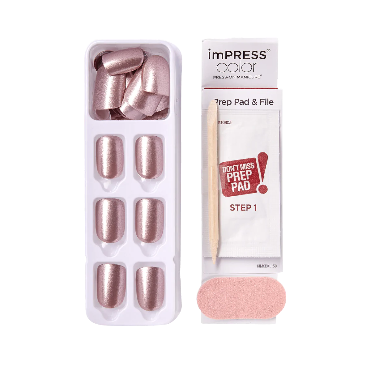 imPRESS Color Press-on Manicure CHAMPAGNE PINK KIMC004 NAILS Anwar Store