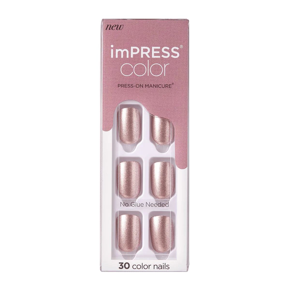 imPRESS Color Press-on Manicure CHAMPAGNE PINK KIMC004 NAILS Anwar Store