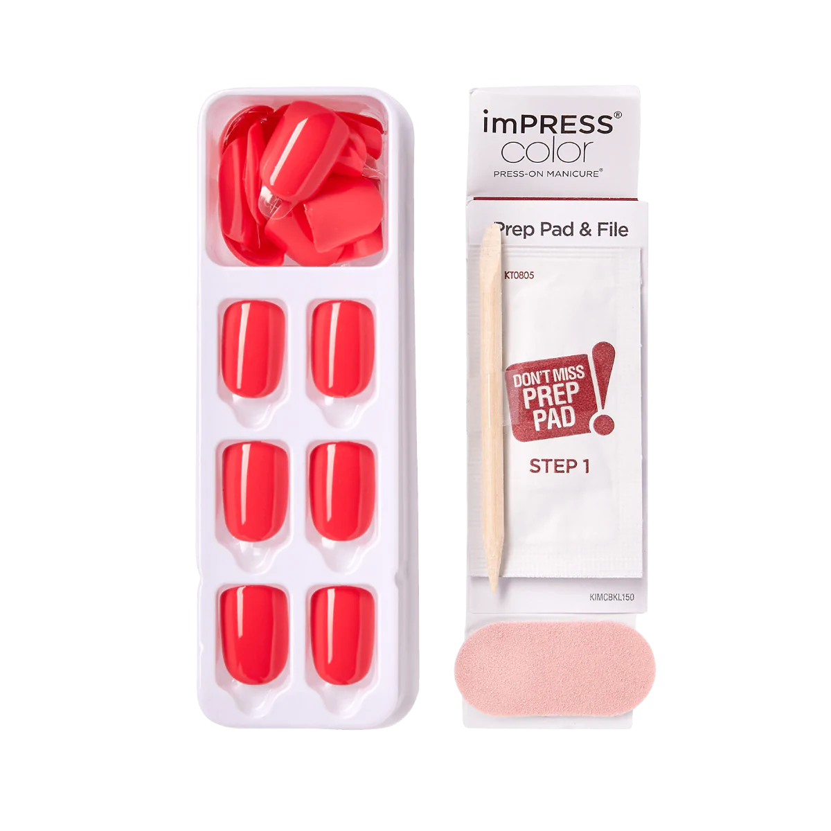 imPRESS Color Press-on Manicure CORALLY CRAZY KIMC023 NAILS Anwar Store