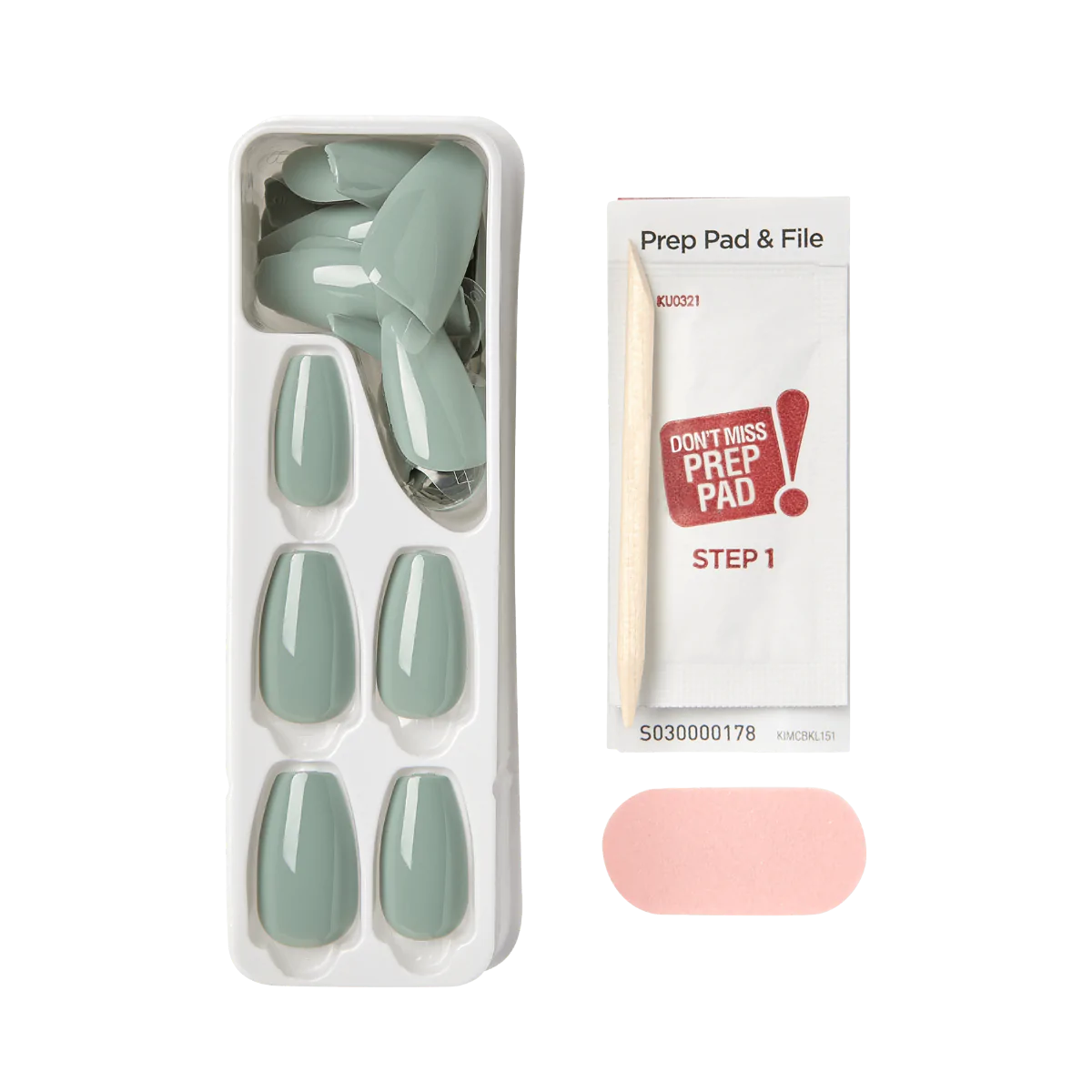 imPRESS Color Press-on Manicure - Coffin 508 Going Green IMC508C Anwar Store