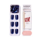 imPRESS Color Press-on Manicure NEVER TOO NAVY KIMC016 NAILS Anwar Store