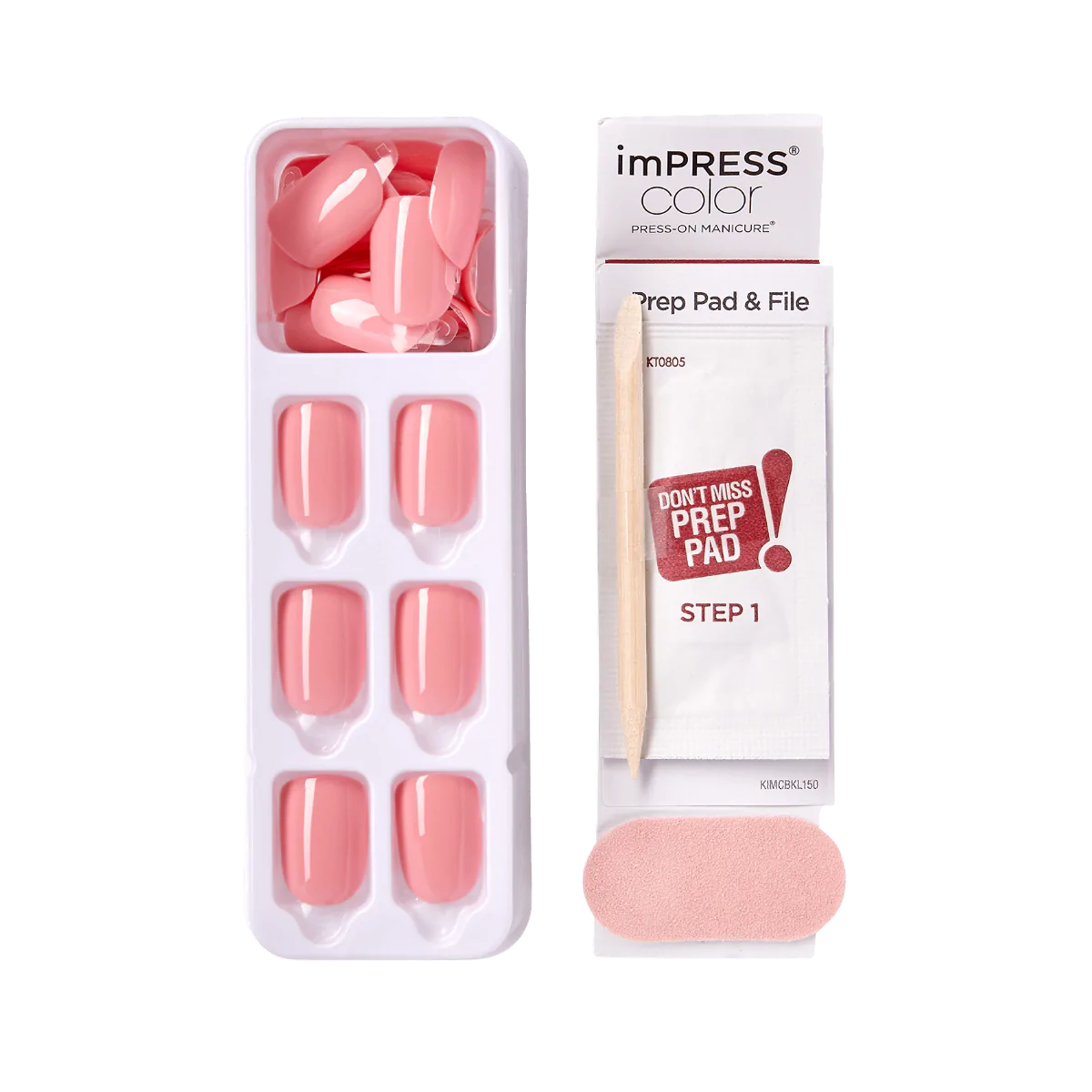 imPRESS Color Press-on Manicure Pretty Pink KIMC003 NAILS Anwar Store