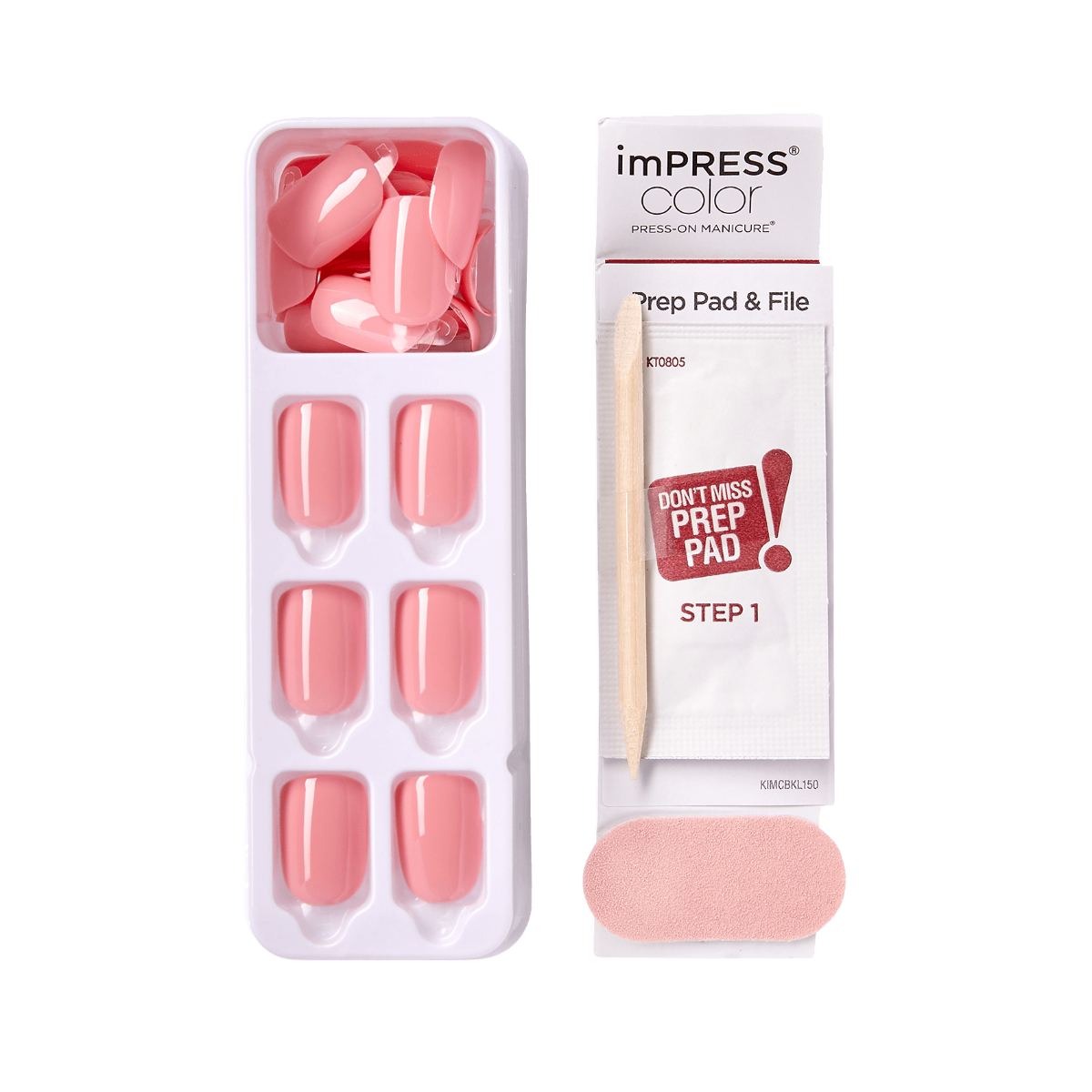 imPRESS Color Press-on Manicure Pretty Pink KIMC003 NAILS Anwar Store