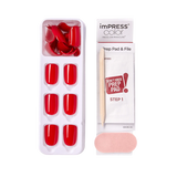 imPRESS Color Press-on Manicure REDDY OR NOT KIMC013 NAILS Anwar Store