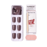 imPRESS Color Press-on Manicure TRY GRAY KIMC017 NAILS Anwar Store