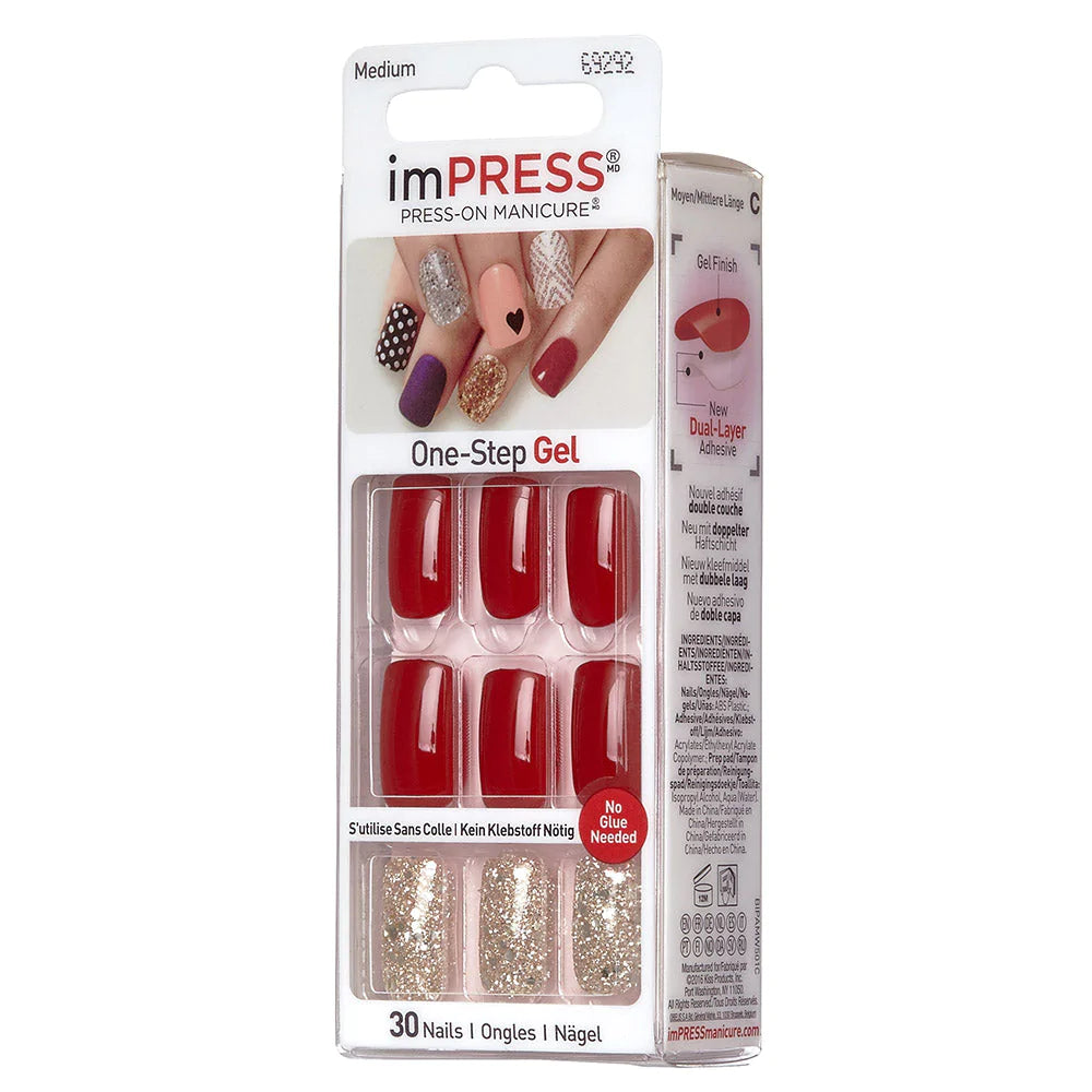 imPRESS Press-on Manicure He's With Me BIPAM015 NAILS Anwar Store