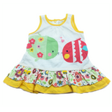 Chicco Baby Dress White / Yellow