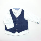 Z-Generation White Chemise &Vest 6M