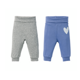Lupilu Set Of 2 Pants Grey/ Blue