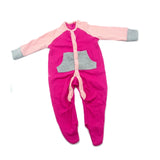 Hot Pink Dinosaur Sleepsuit