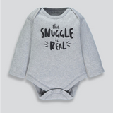 Matalan - Long Sleeve The Snuggle Is Real Bodysuit
