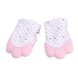 Baby Teether Gloves Rose