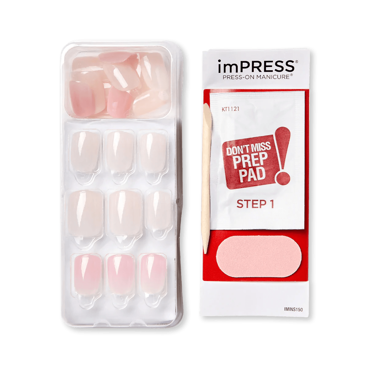 imPRESS Bare but Better Press-on Manicure Effortless Finish IMB02C - Anwar Store