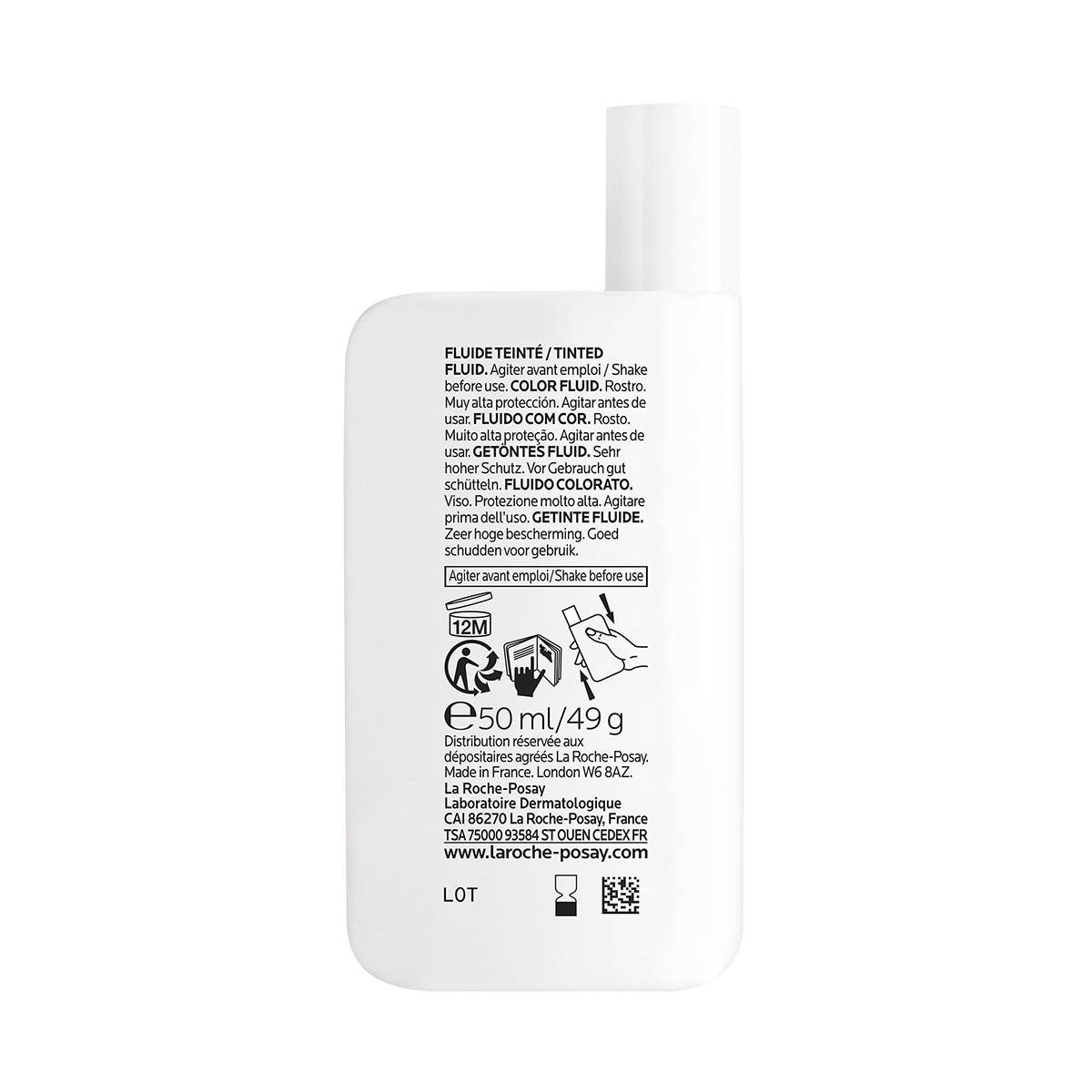 LA ROCHE-POSAY ANTHELIOS 50+ TINTED FLUID 50ML - Anwar Store
