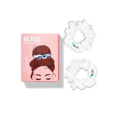 Bless Scrunchies Set WHITE 2pcs